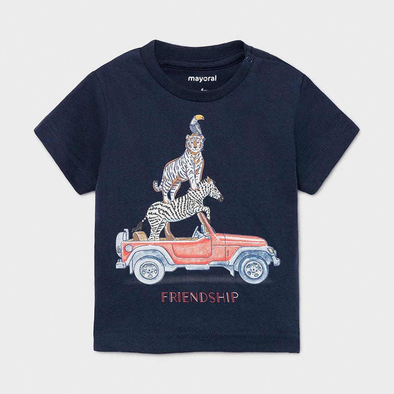 21-01002-056-800-4 Mayoral Βρεφική Μπούζα για Αγόρι Μπλε 21-01002-056 - Image 1