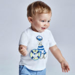 Mayoral Βρεφική Μπλούζα για Αγόρι Λευκή 21-01007-010