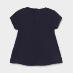 Mayoral Βρεφική Μπλούζα Κοντομάνικη για Κορίτσι Μπλε 12-01088-057 - Image 3