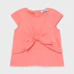 Mayoral - Βρεφική Μπλούζα Κοντομάνικη για Κορίτσι Κοραλί 12-01093-028
