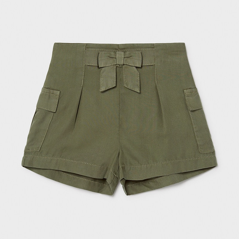 21-01226-083-800-4 Mayoral  Βρεφικό Σορτς για Κορίτσι Χακί 12-01226-083 - Image 1