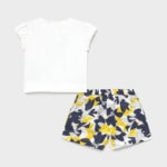 Mayoral Βρεφικό Σετ Σορτσάκι Μπλούζα για Κορίτσι Εμπριμέ 12-01234-010 - Image 2