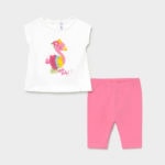 Mayoral Βρεφικό Σετ Κολάν για Κορίτσι Ροζ 12-01798-083