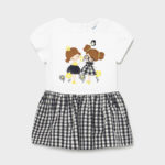 Mayoral Βρεφικό Φόρεμα Μακό για Κορίτσι Καρό 12-01969-092