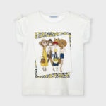 Mayoral Παιδική Μπλούζα για Κορίτσι Λευκή 12-03007-037 - Image 3