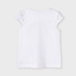 Mayoral Παιδική Μπλούζα για Κορίτσι Λευκή 12-03013-074 - Image 3