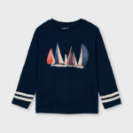 Mayoral Παιδική Μπλούζα μακρυμάνικη για Αγόρι Μπλε 21-03053-081