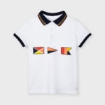 Mayoral Παιδικό Πόλο Κοντομάνικο για Αγόρι Λευκό 21-03105-021-2