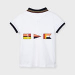 Mayoral Παιδικό Πόλο Κοντομάνικο για Αγόρι Λευκό 21-03105-021-2 – Bild 4