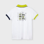 Mayoral Παιδική Μπλούζα Πόλο για Αγόρι Λευκή 21-03107-084 - Image 4