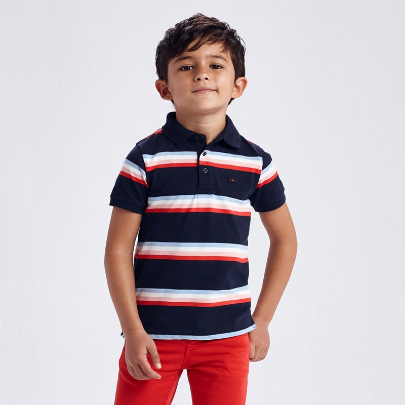 21-03111-091-800-1 Mayoral  Παιδική Πόλο Μπλούζα για Αγόρι Ριγέ 21-03111-091 - Image 1