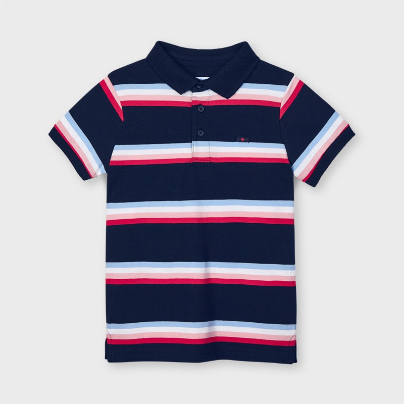 21-03111-091-800-4 Mayoral  Παιδική Πόλο Μπλούζα για Αγόρι Ριγέ 21-03111-091 - Image 2