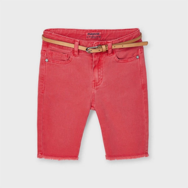 Mayoral Παιδικό Παντελόνι Κάπρι για Κορίτσι Κόκκινο 21-03201-088