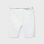 Mayoral Παιδικό Παντελόνι Κάπρι για Κορίτσι Λευκό 21-03201-089 - Image 2