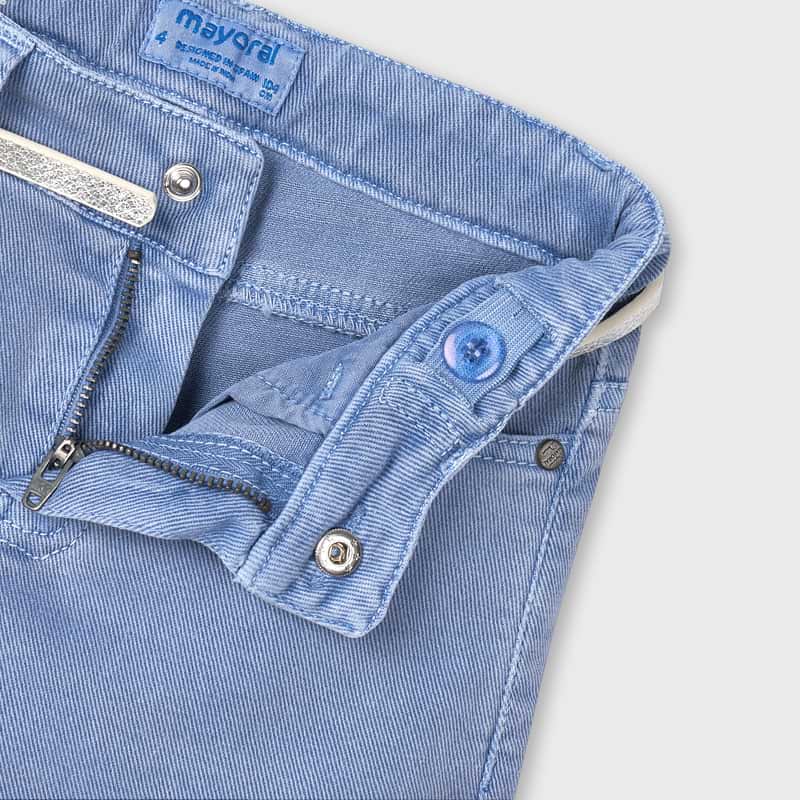 21-03201-090-800-6 Mayoral Παιδικό Παντελόνι Κάπρι για Κορίτσι Μπλε 21-03201-090 - Image 3