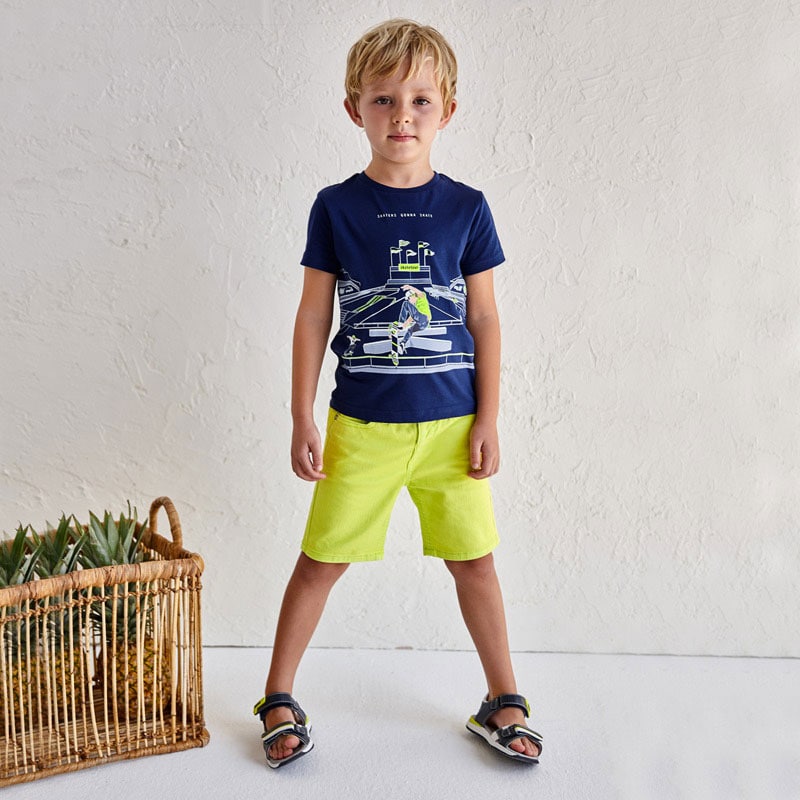 21-03228-072-800-2 Mayoral Παιδική Βερμούδα για Αγόρι Λάιμ 21-03228-072 - Image 2