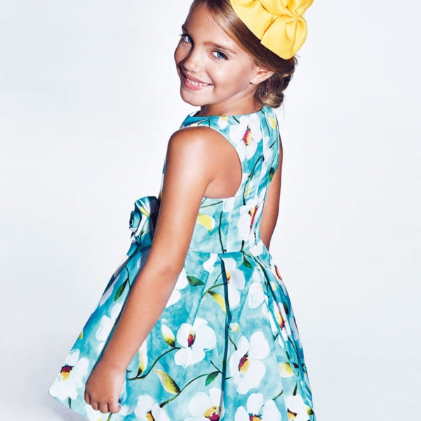 Abel & Lula Παιδικό Φόρεμα mikado σταμπωτό για Κορίτσι 05032-056