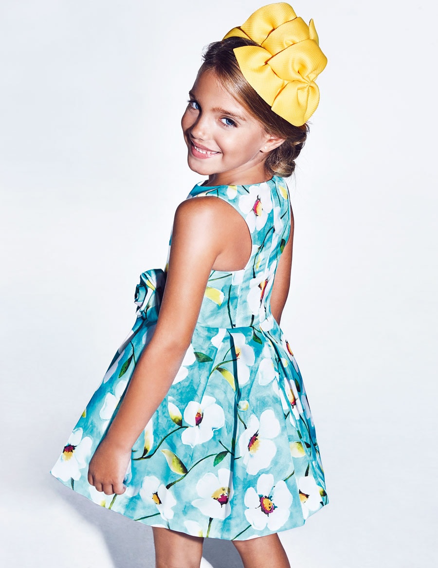 21-05032-056-900-1 Abel & Lula Παιδικό Φόρεμα mikado σταμπωτό για Κορίτσι 05032-056 - Image 1