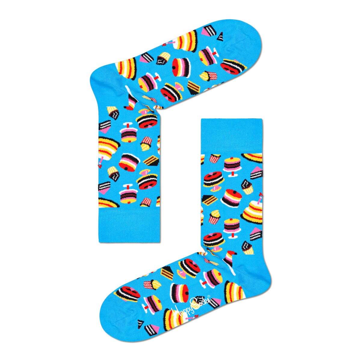 BCA01-6000 Happy Socks - Birthday Cake Sock BCA01-6000 - Image 1