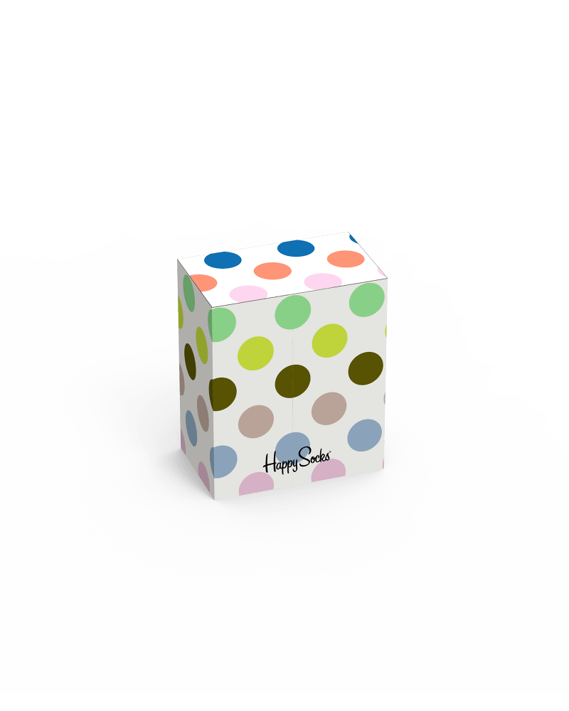 big-dot-2-pack-flat-pack-pos07124 Happy Socks - Big Dot 2-pack Flat pack (only package) POS07124 - Image 1