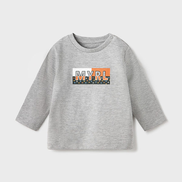 Mayoral Βρεφική Μπλούζα για Αγόρι Γκρι 12-0108-047