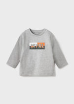Mayoral Βρεφική Μπλούζα για Αγόρι Γκρι 12-0108-047 - Image 2