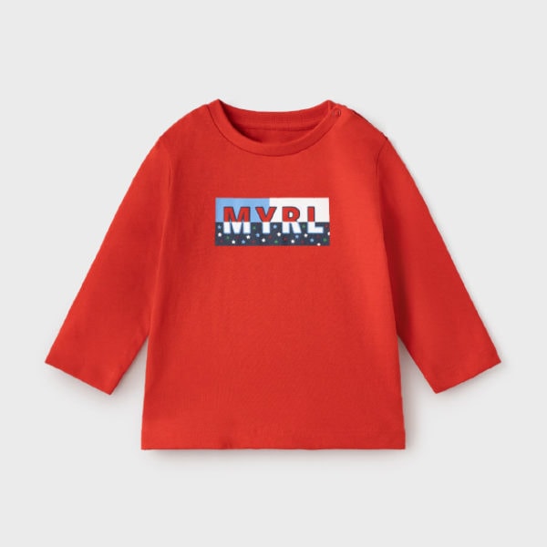 Mayoral Βρεφική Μπλούζα για Αγόρι Κόκκινο 21-00108-048