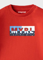 Mayoral Βρεφική Μπλούζα για Αγόρι Κόκκινο 21-00108-048 - Image 2