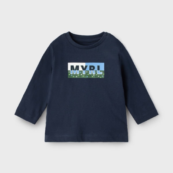 Mayoral Βρεφική Μπλούζα για Αγόρι Μπλε 11-00108-049