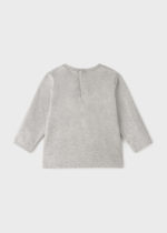 Mayoral Βρεφική Μπλούζα Μακρυμάνικη για Κορίτσι Γκρι 12-00116-035 - Image 2
