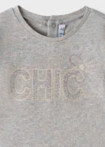 Mayoral Βρεφική Μπλούζα Μακρυμάνικη για Κορίτσι Γκρι 12-00116-035 - Image 3