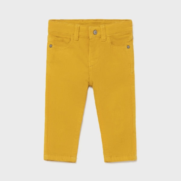 Mayoral Βρεφικό Παντελόνι μακρύ κοτλέ για Αγόρι Μουσταρδί 12-00502-019