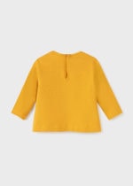 Mayoral Βρεφική Μπλούζα Μακό για Κορίτσι Μουσταρδί 12-02085-086 - Image 2