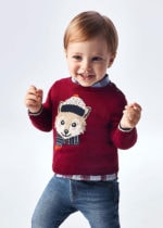 Mayoral Βρεφικό Ζέρσεϊ για Αγόρι Μπορντό  12-02377-026