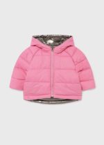 Mayoral Βρεφικό Μπουφάν Διπλής όψεως για κορίτσι Χρυσό-Ροζ 12-02441-023 - Image 5
