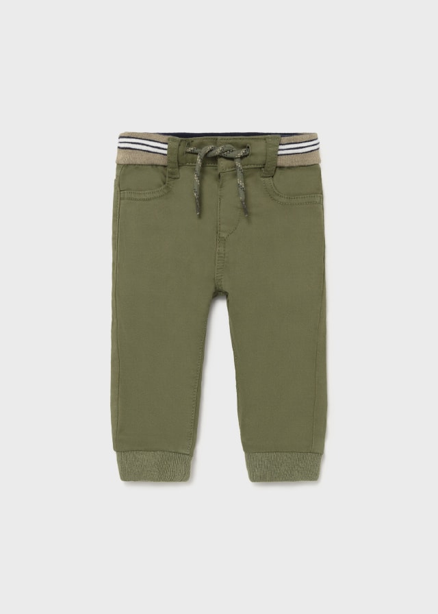 11-02527-087-L-4 Mayoral Βρεφικό Παντελόνι Jogger για Αγόρι Πράσινο 21-02527-087 - Image 1