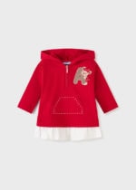 Mayoral Βρεφικό Φόρεμα για Κορίτσι Κόκκινο 12-02926-051