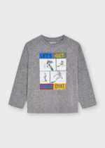 Mayoral Παιδική Μπλούζα μακρυμάνικη σκιέρ για Αγόρι Γκρι 21-04078-081 - Image 2