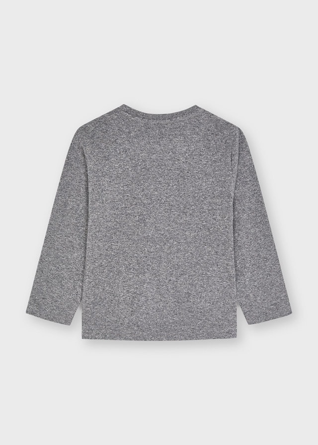 11-04078-081-L-5 Mayoral Παιδική Μπλούζα μακρυμάνικη σκιέρ για Αγόρι Γκρι 21-04078-081 - Image 3