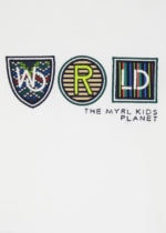 Mayoral Παιδική Μπλούζα  μακρυμάνικη απλικέ για Αγόρι  Άσπρη  21-04080-094 - Image 4