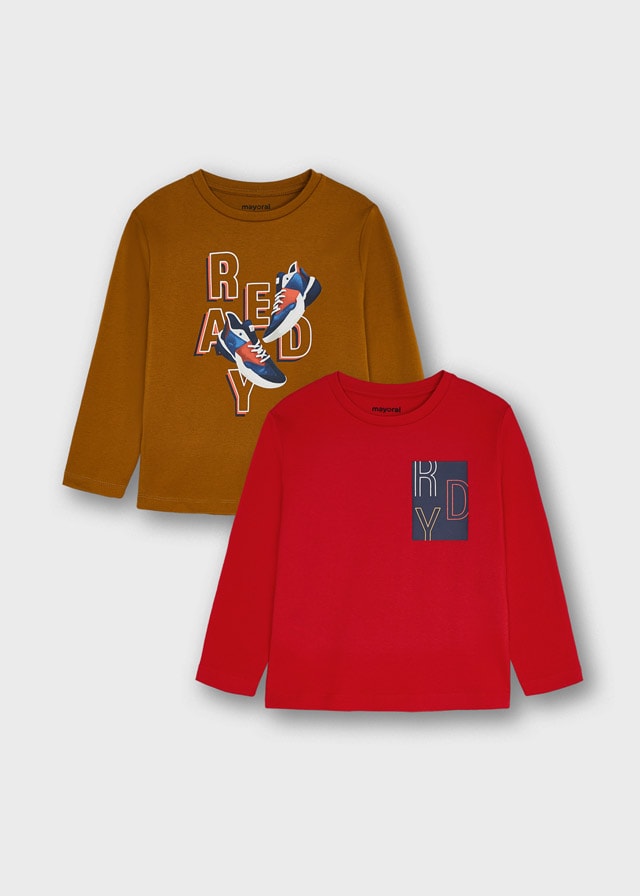 11-04087-042-L-4 Mayoral Παιδικό Σετ 2 μπλούζες Μακρυμάνικες για Αγόρι 21-04087-042 - Image 2