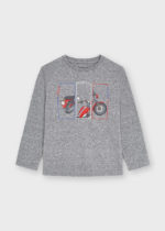 Mayoral Παιδική Μπλούζα  μακρυμάνικη για Αγόρι Γκρι  21-04088-048 – Bild 2