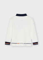 Mayoral  Παιδικό Πόλο μακρυμάνικο για Αγόρι Εκρού 11-04161-059 - Image 3