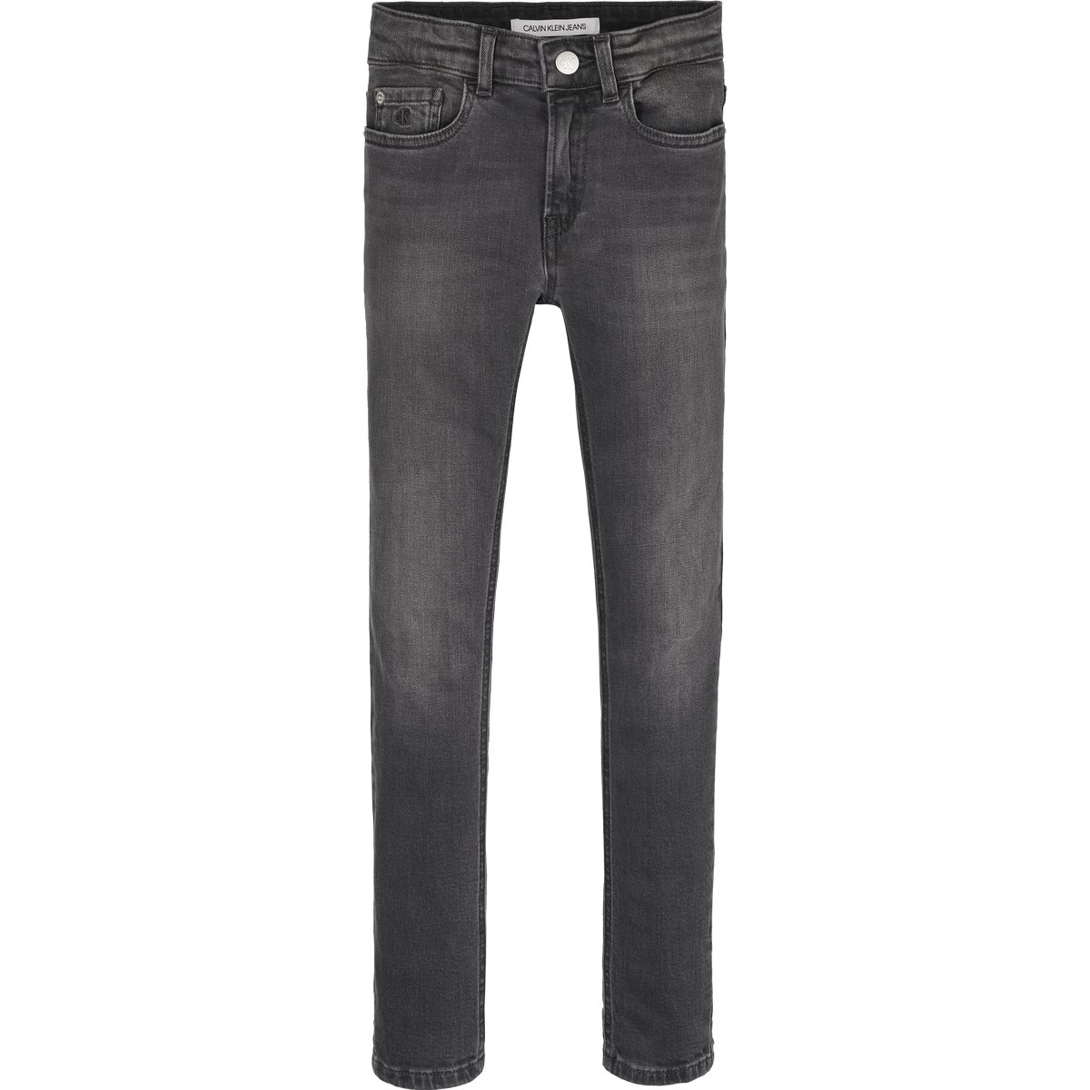IB0IB010261BY_F Calvin Klein Kids Παιδικό Παντελόνι Τζιν SKINNY ESS για Αγόρι Γκρι IB0IB01026-1BY - Image 1