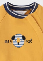 Mayoral Βρεφικό Φούτερ για Αγόρι Κίτρινο 21-02406-035 - Image 3