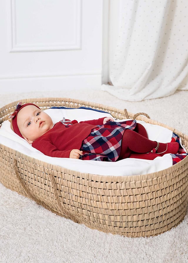 11-02806-084-L-1 Mayoral Βρεφικό Φόρεμα ECOFRIENDS για κορίτσι Κόκκινο 12-02806-084 - Image 1