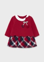 Mayoral Βρεφικό Φόρεμα ECOFRIENDS για κορίτσι Κόκκινο 12-02806-084 - Image 2