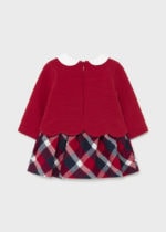 Mayoral Βρεφικό Φόρεμα ECOFRIENDS για κορίτσι Κόκκινο 12-02806-084 - Image 3