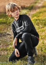 Mayoral Παιδικό Παντελόνι φούτερ για Αγόρι Μαύρο 12-07549-010