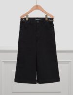 Abel & Lula Παντελονι Τζιν ζιπ κιλότ για κορίτσι Μαύρο 05724-009 - Image 2